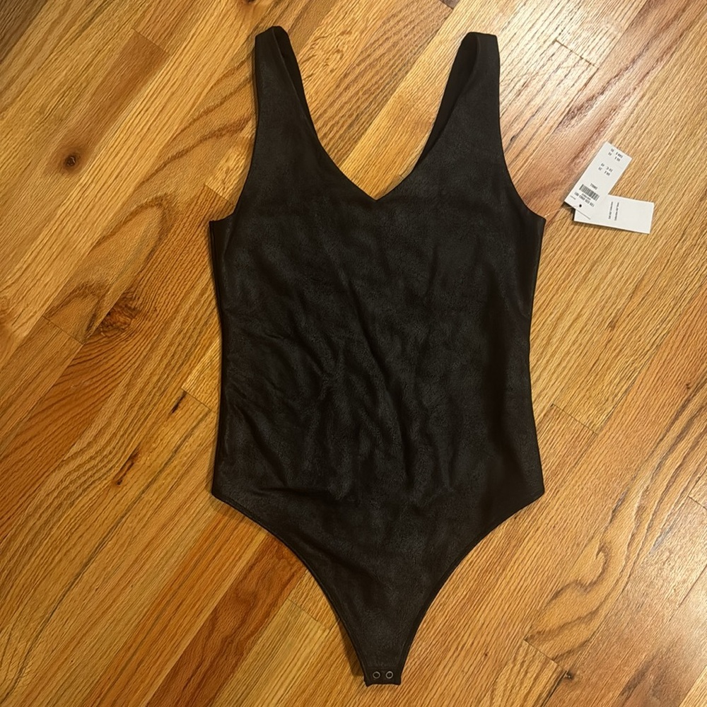 A&F V-Neck Thong Bodysuit